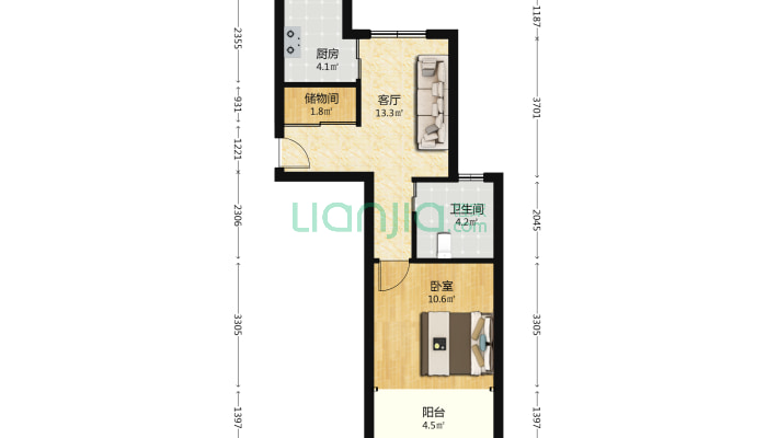 清风花苑二手房实景图