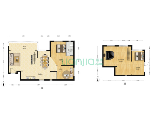 邦泰·锦宸 4室1厅1卫 126平方