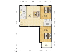 ：涿州开发区精装修拎包入住双语门口-涿州公园壹号户型图
