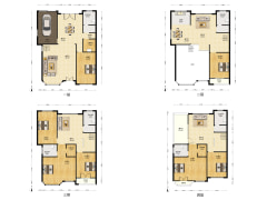 荔园公寓 双拼别墅 有前院和侧院-海门荔园户型图