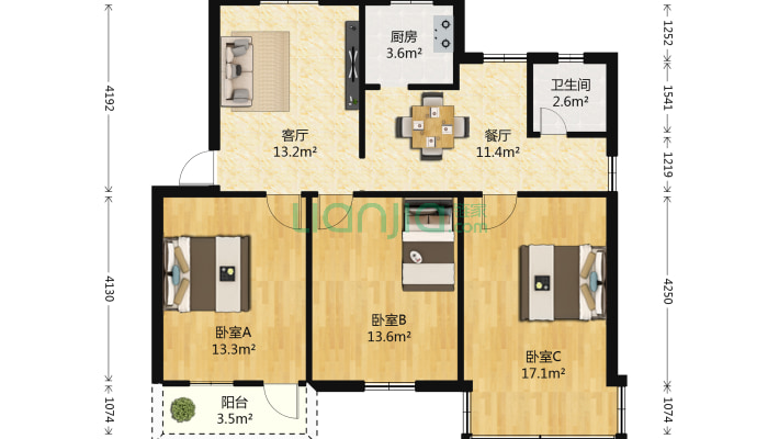 广西区人民医院宿舍二手房实景图