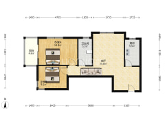 南北通透好户型，小区干净整洁，房本满二-涿州宏远景园户型图