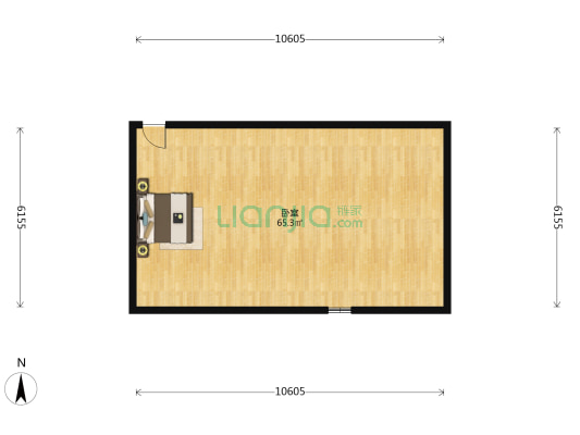 中粤大厦 1室0厅0卫 63平方