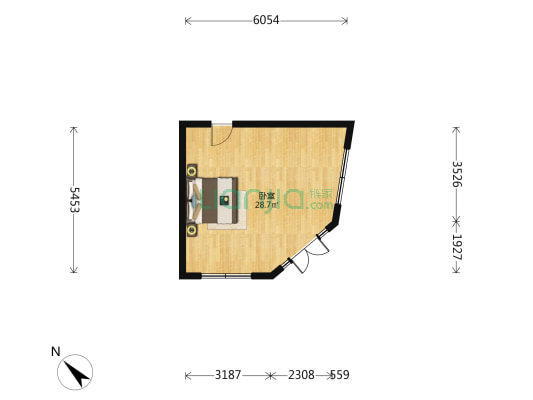 积福新里 1室0厅0卫 21平方