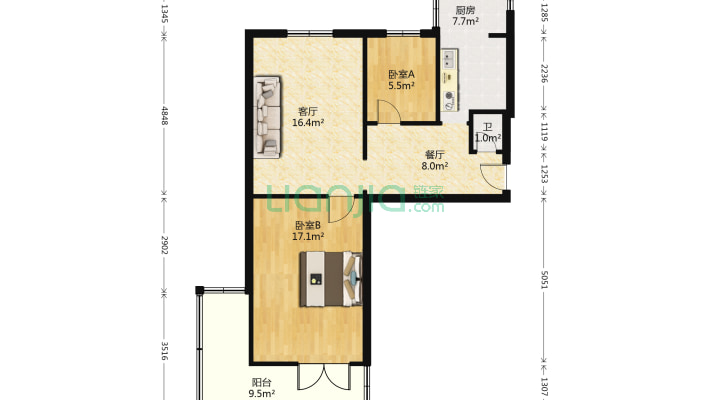 沙河邮电小区二手房实景图