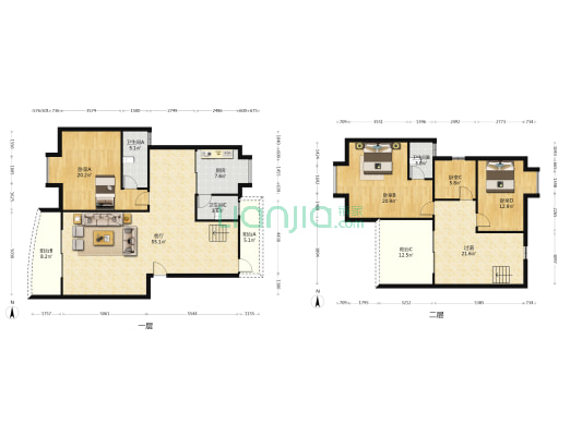 汇丰苑 4室1厅3卫 202平方