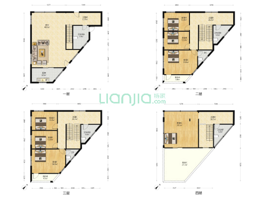 濠头村 7室1厅6卫 290平方