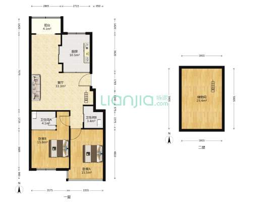 水头镇D13安置地块 2室1厅2卫 108平方
