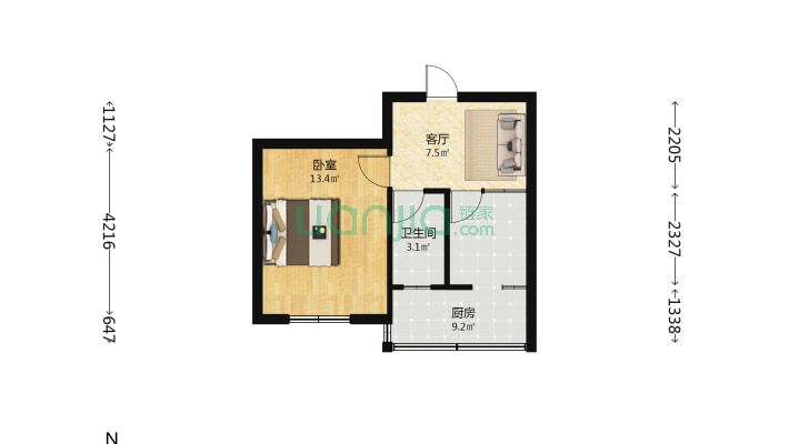 锦绣街2号二手房实景图