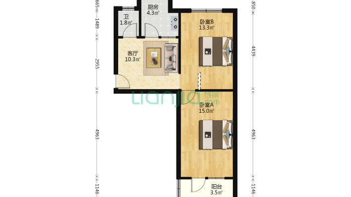 兰州车辆厂家属院二手房实景图