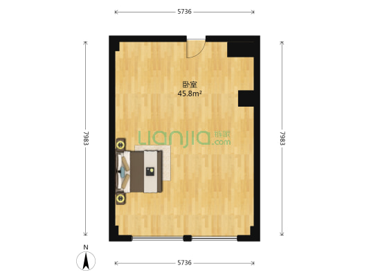 龙湖新壹城 1室0厅0卫 74平方