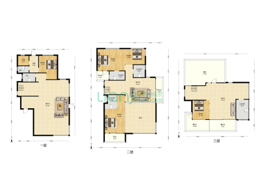 建发领域 6室3厅6卫 402平方