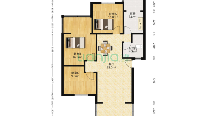 彩虹街61号二手房实景图