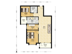 出售华融现代城精品三居 楼层好 采光好-涿州华融现代城户型图