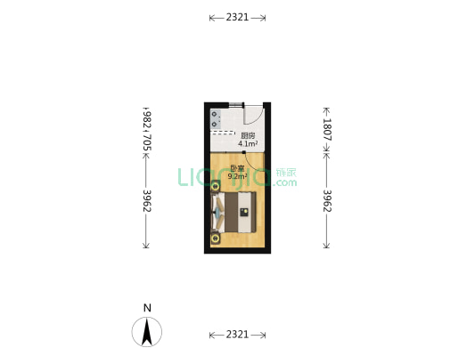 校场小八条 1室0厅0卫 15平方