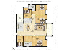 八层洋房好户型，好楼层改善型住房-桂林彰泰·春天户型图