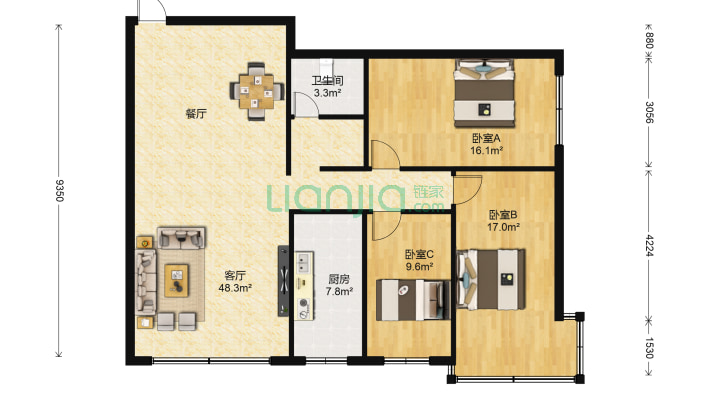 林骏苑二手房实景图