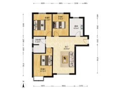 距首都一站地的 社区 环境好 交通方便 公交车直达北京-涿州三利中和城二期C区户型图