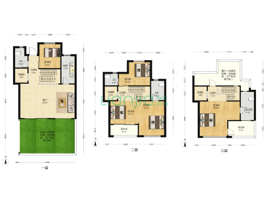 观棠明月 5室1厅4卫 172平方