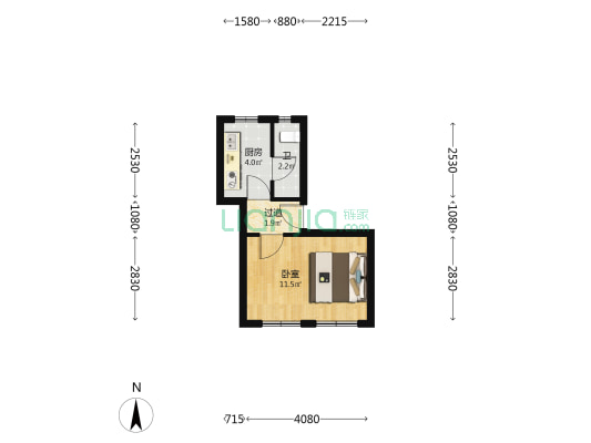 武进路247号 1室0厅1卫 32平方