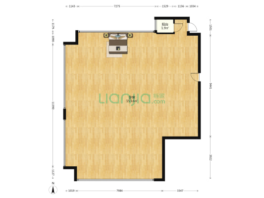 横琴国际金融中心 1室0厅0卫 245平方
