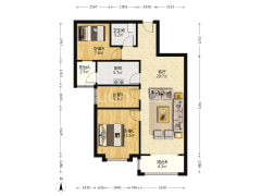 业主诚心出售，位置优越，采光充足。-涿州华融现代城户型图