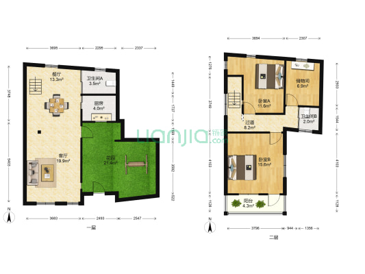 炉头镇九曲弄4号 2室2厅2卫 103平方