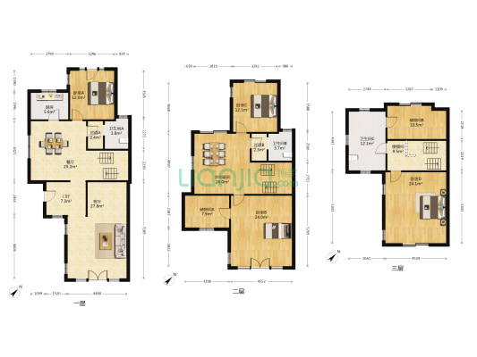 龙湖蓝湖郡(别墅) 5室2厅3卫 425平方