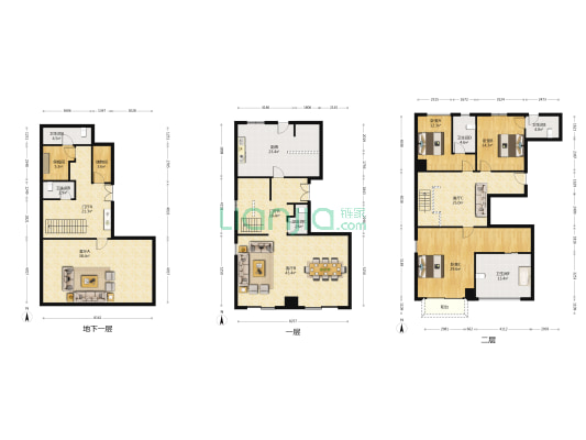 新华路一号 3室3厅6卫 252平方