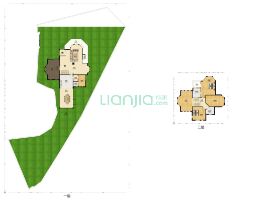 锦绣香江花园牡丹园 4室2厅3卫 265平方