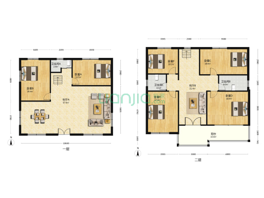 沁平路 6室2厅3卫 243平方