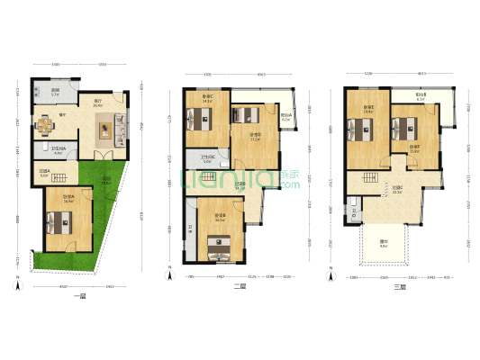 玉荷西路 6室1厅4卫 223平方