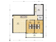 开发区燕赵花园精装大两居可拎包入住-涿州燕赵花园户型图