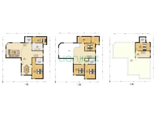 龙泉别墅 6室1厅4卫 275平方