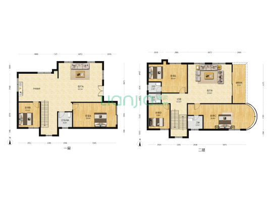 民众镇文昌一路 5室2厅4卫 260平方