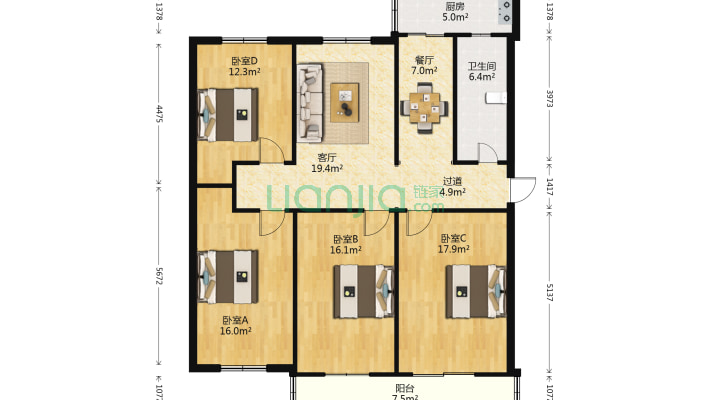 柴市巷工商局宿舍二手房实景图