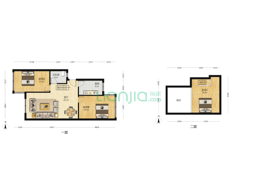 艳山路31号 3室1厅1卫 75平方