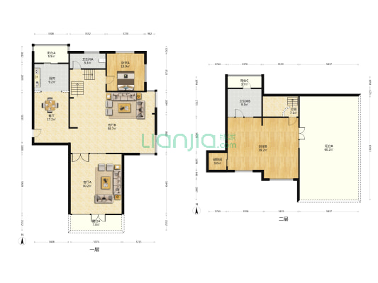 水榭花园 2室3厅2卫 225平方