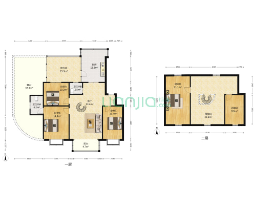 华瑰园 4室1厅2卫 93平方