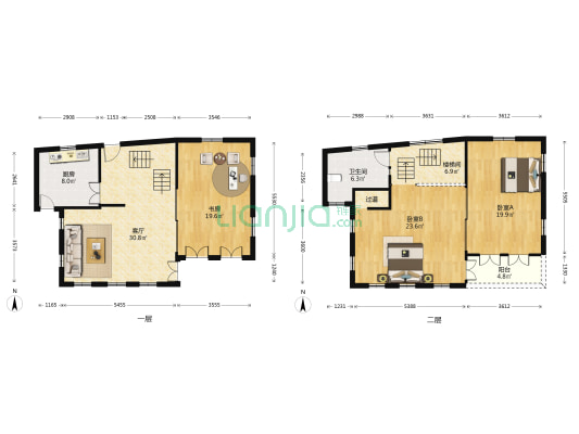 永康路180号 3室1厅1卫 152平方