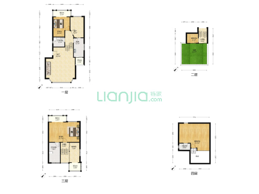 靓典 2室2厅3卫 136平方