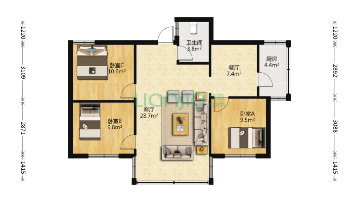31中教职工宿舍二手房实景图