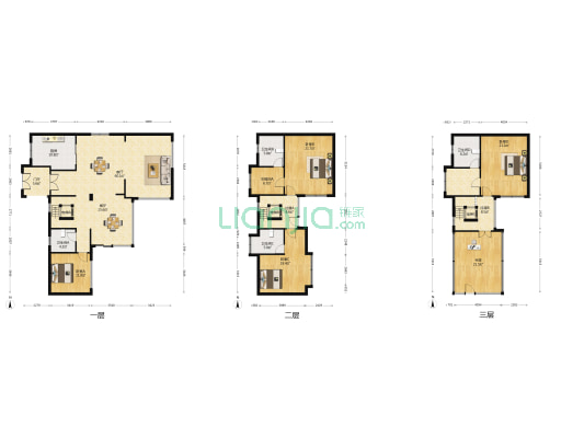 东渡和院 5室2厅4卫 328平方