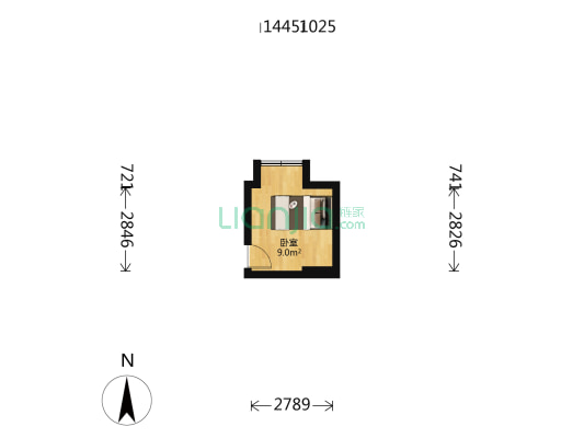汉来广场 1室0厅0卫 47平方