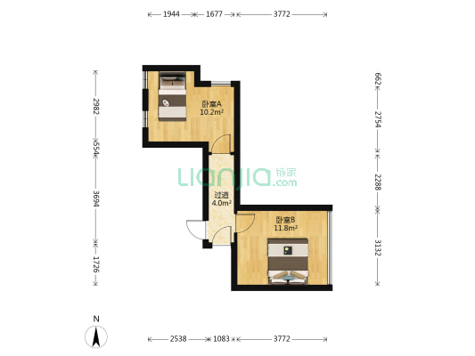 云鼎公馆 2室0厅0卫 64平方
