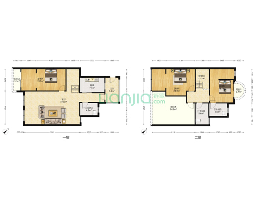 棕榈湖国际社区 3室1厅3卫 163平方