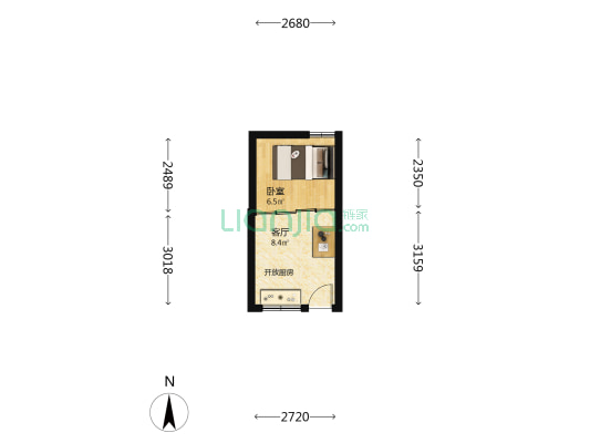 治国胡同 1室1厅0卫 15平方