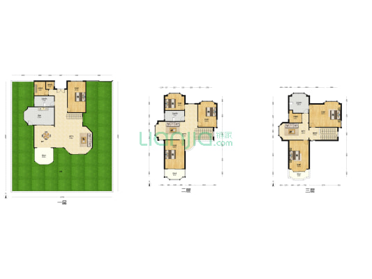 圣陶沙花园(别墅) 6室3厅3卫 337平方
