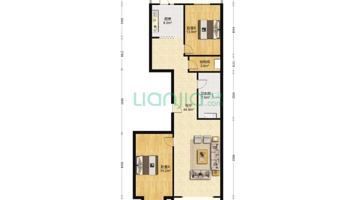 隆庆河畔家园二手房实景图
