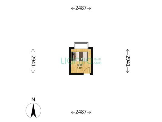 白沙家园北区 1室0厅0卫 141平方